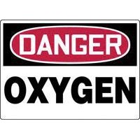 Accuform Signs MCHL170VS Accuform Signs 10" X 14" Red, Black And White Adhesive Vinyl Value Chemical Identification Sign "Danger